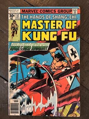 VINTAGE 1977 Marvel "MASTER OF KUNG-FU" - G/VG/Uncommon -